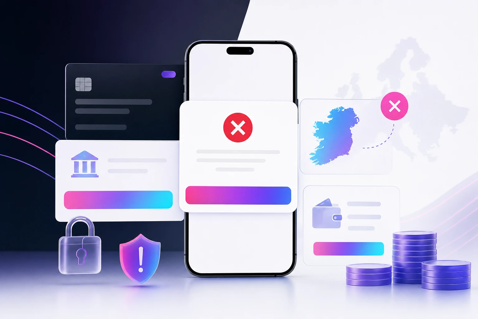 Casino deposit declined by bank ireland fintech visual