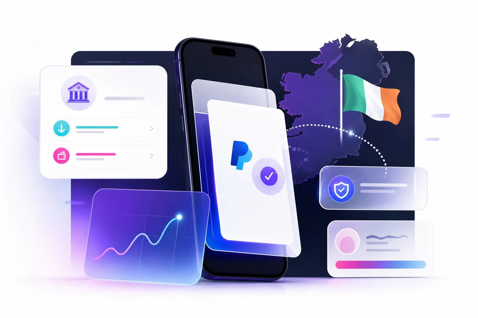 Casino PayPal withdrawal ireland fintech visual