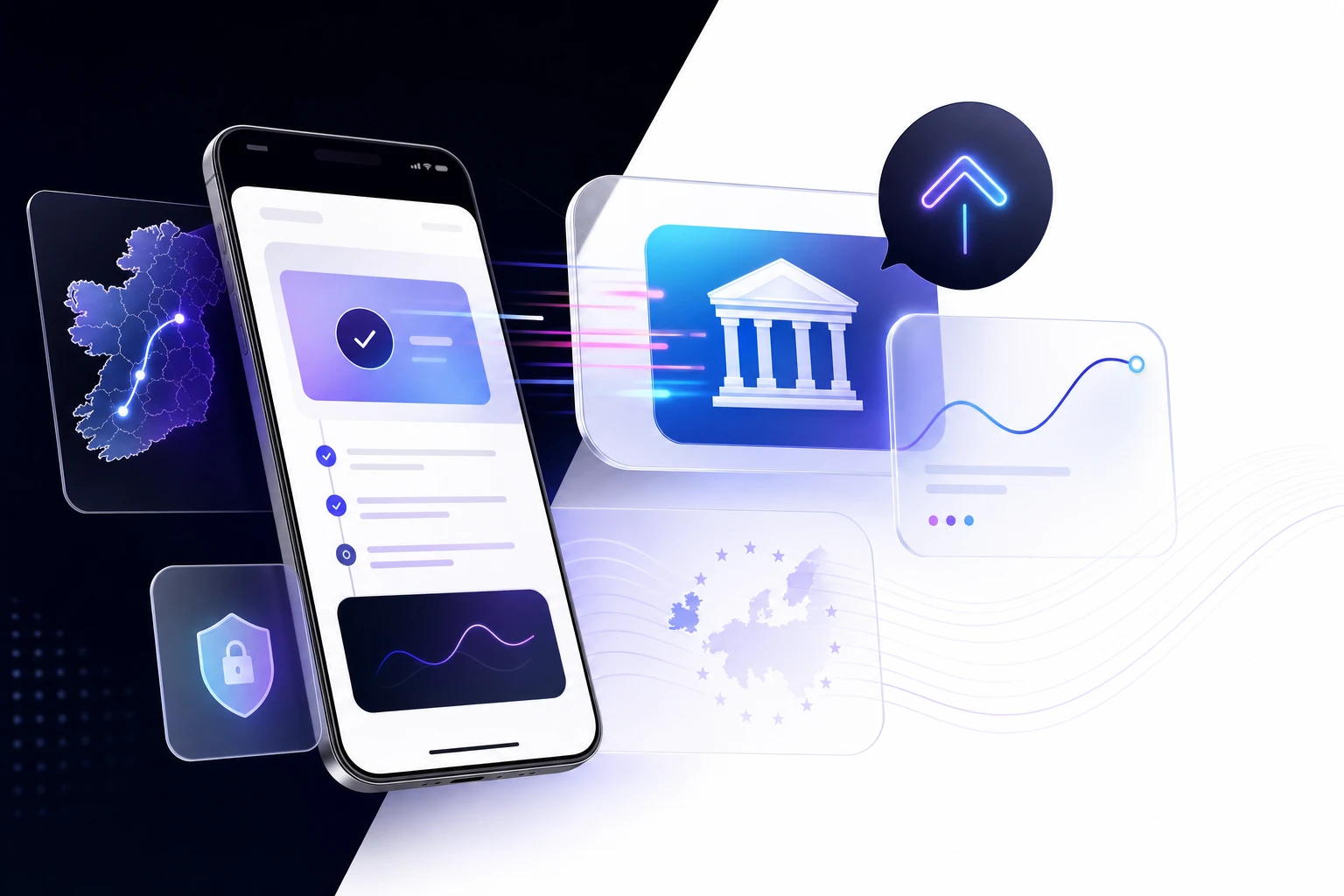 Casino withdrawal bank transfer time ireland fintech visual