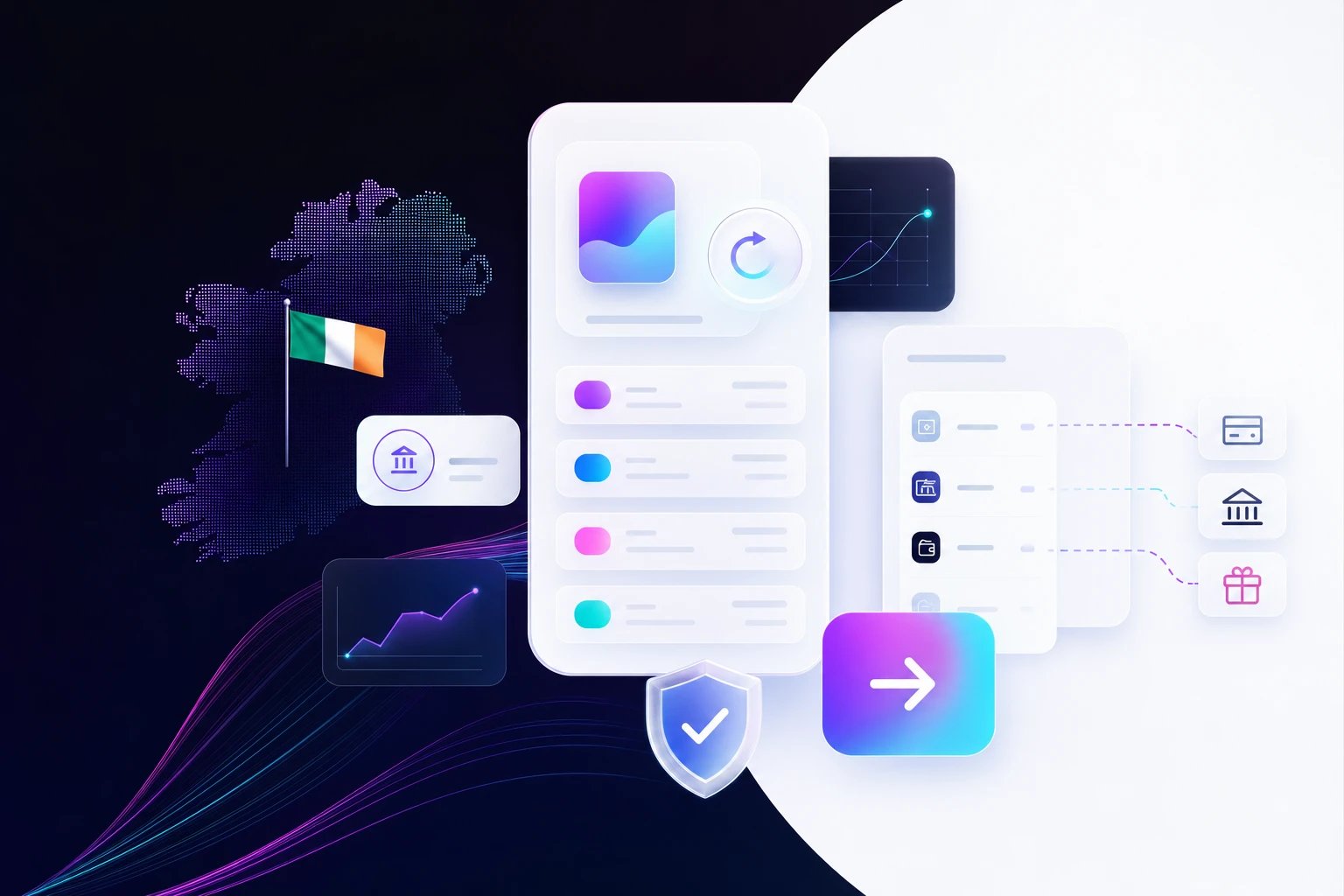 New online casinos ireland fintech visual