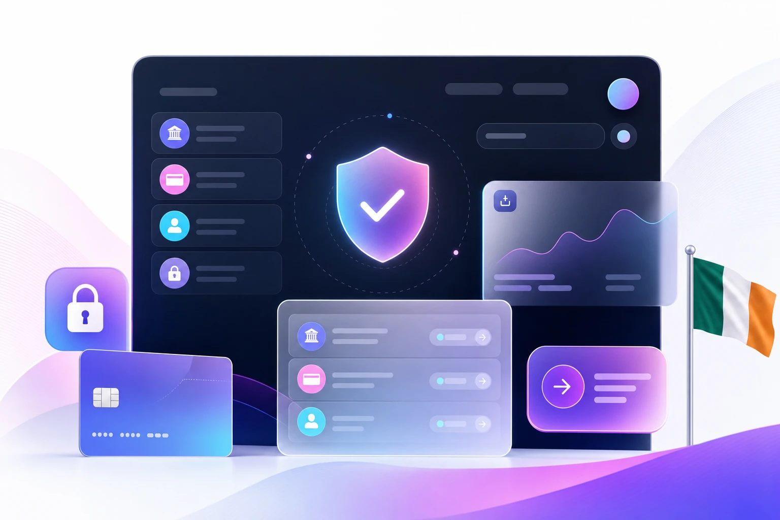 Safe online casino ireland fintech visual